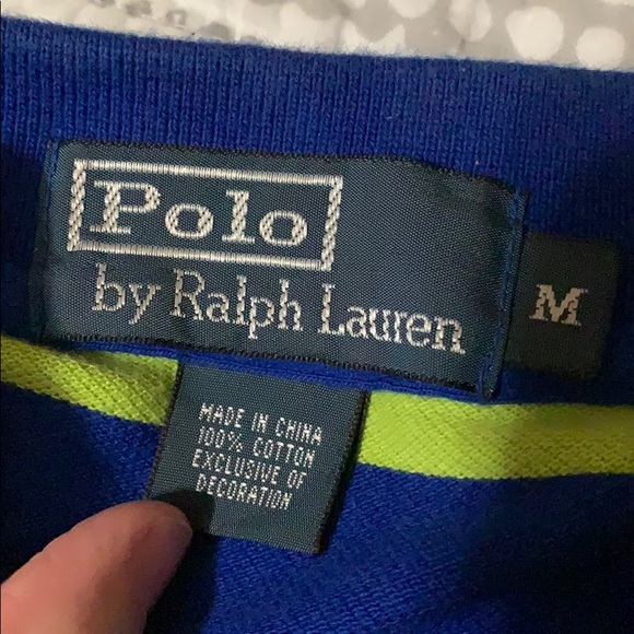 Vintage Striped Polo by Ralph Lauren - Picture 5 of 7